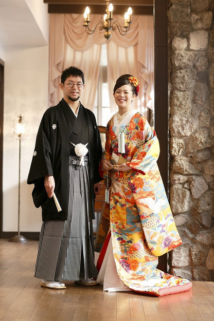 松華鶴舞:着付け1点(お引上げ込) 【結婚式 和装 色打掛 レンタル】