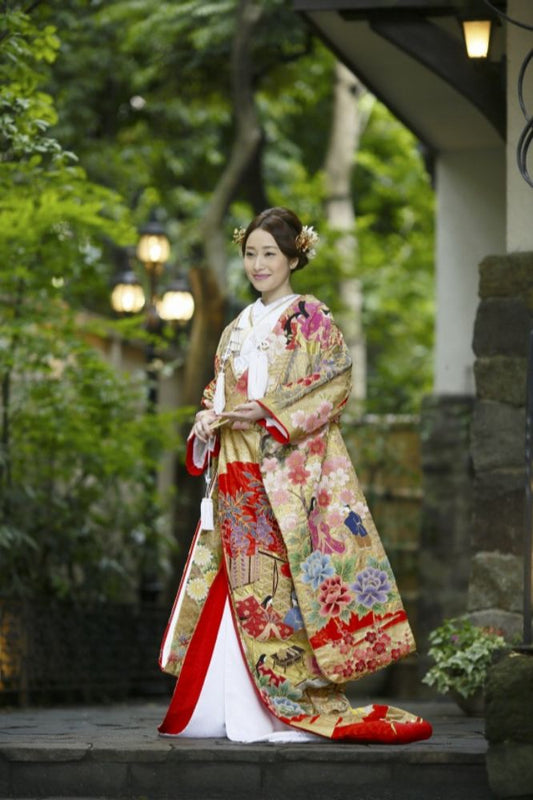 源氏物語:着付け1点(お引上げ込) 【結婚式 和装 色打掛 レンタル】