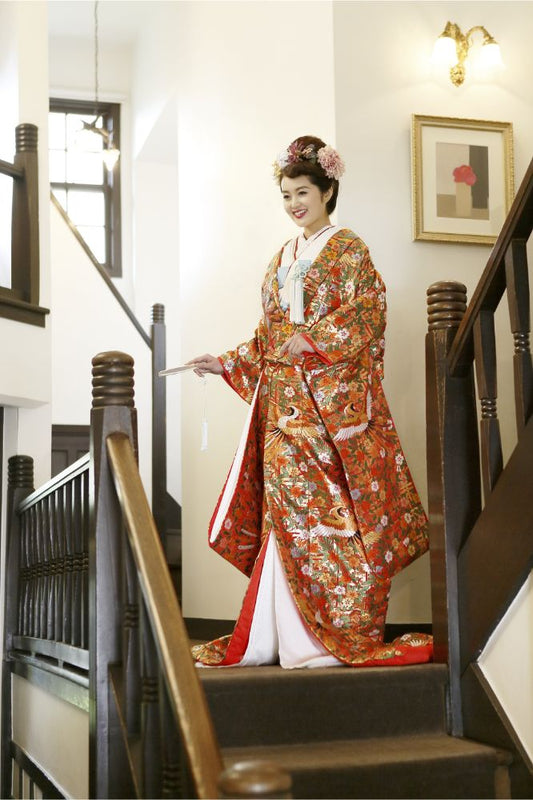 華格天:着付け1点(お引上げ込) 【結婚式 和装 色打掛 レンタル】