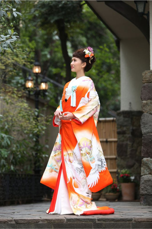 曙の松:着付け1点(お引上げ込) 【結婚式 和装 色打掛 レンタル】