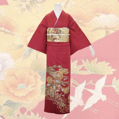 色留袖C-23-c 【結婚式 訪問着 色留袖 レンタル】