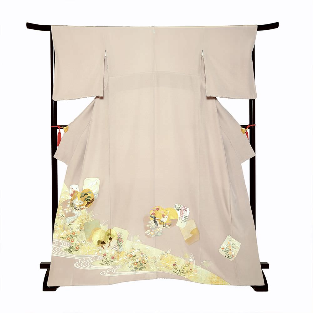 色留袖C-29-c 【結婚式 訪問着 色留袖 レンタル】