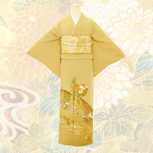 色留袖C-31-c 【結婚式 訪問着 色留袖 レンタル】