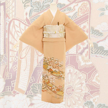 色留袖C-33-c 【結婚式 訪問着 色留袖 レンタル】