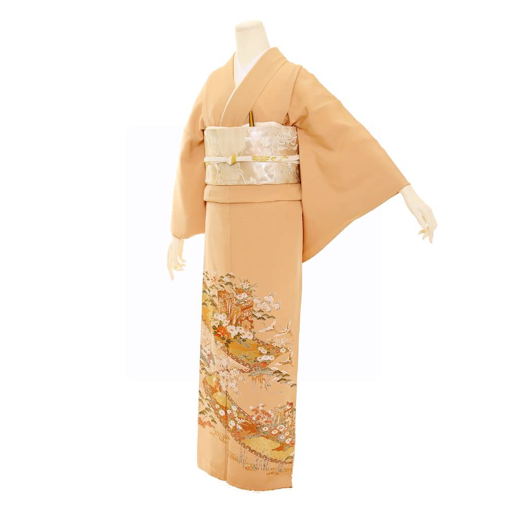 色留袖C-33-c 【結婚式 訪問着 色留袖 レンタル】