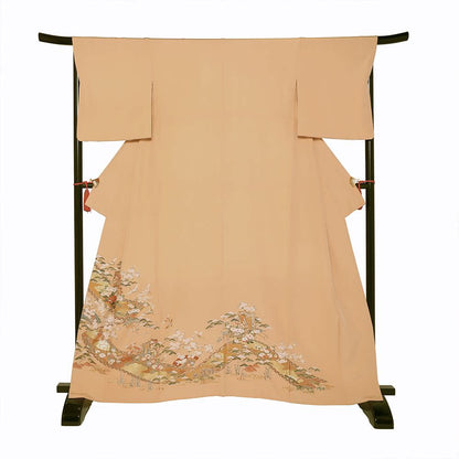 色留袖C-33-c 【結婚式 訪問着 色留袖 レンタル】