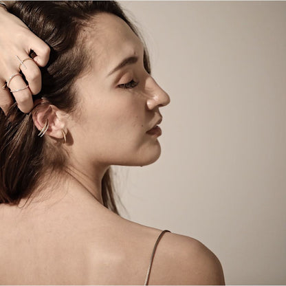 Thin Curve Earcuff Gold/ブライダルアクセサリー 【結婚式 ピアス イヤリング】