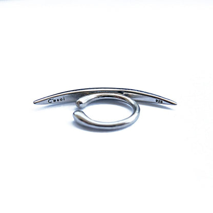 Thin Curve Earcuff Silver/ブライダルアクセサリー 【結婚式　ピアス　イヤリング】