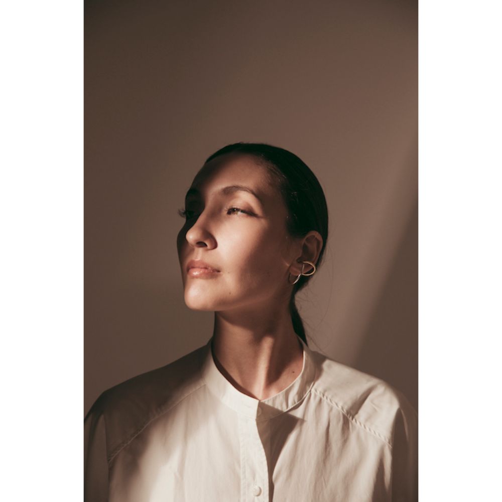 Double ring earcuff/ブライダルアクセサリー 【結婚式 ピアス イヤリング】