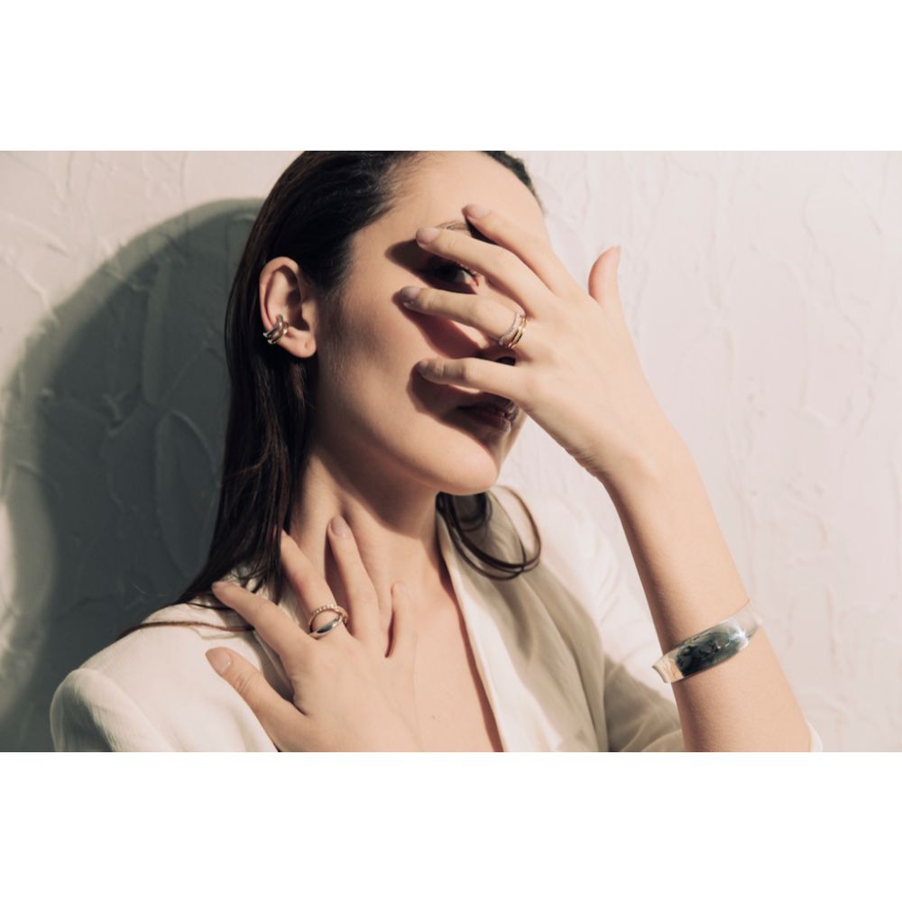 Little Twist Earcuff Gold/ブライダルアクセサリー 【結婚式 ピアス イヤリング】