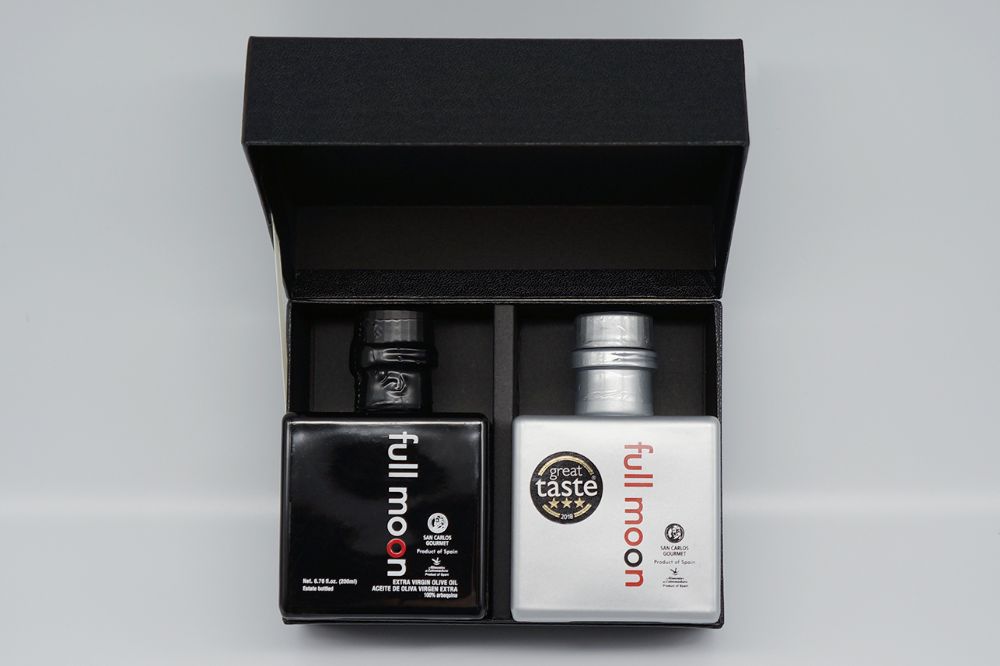 エキストラヴァージンオリーブオイルとホワイトバルサミコ『フルムーン・12年熟成ホワイトバルサミコ』ギフトセット 【結婚式 ギフト 縁起物】