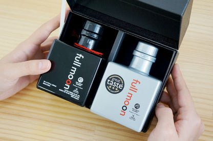 エキストラヴァージンオリーブオイルとホワイトバルサミコ『フルムーン・12年熟成ホワイトバルサミコ』ギフトセット 【結婚式 ギフト 縁起物】