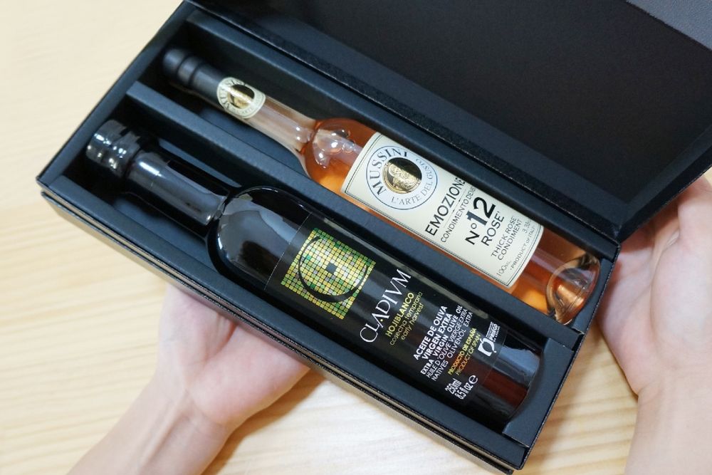 エキストラヴァージンオリーブオイルとエモツィオーネNo.12ビネガー『クラディウン・ロゼ』ギフトセット 【結婚式 ギフト 縁起物】