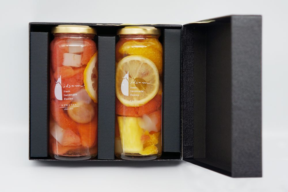 フルーツピクルス2種『シトラス3種とパイナップル・グレープフルーツとぶどう』ギフトセット 【結婚式 ギフト 縁起物】