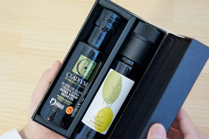 エキストラヴァージンオリーブオイル2種『クラディウン・バシリッポ・グルメ』ギフトセット 【結婚式 ギフト 縁起物】