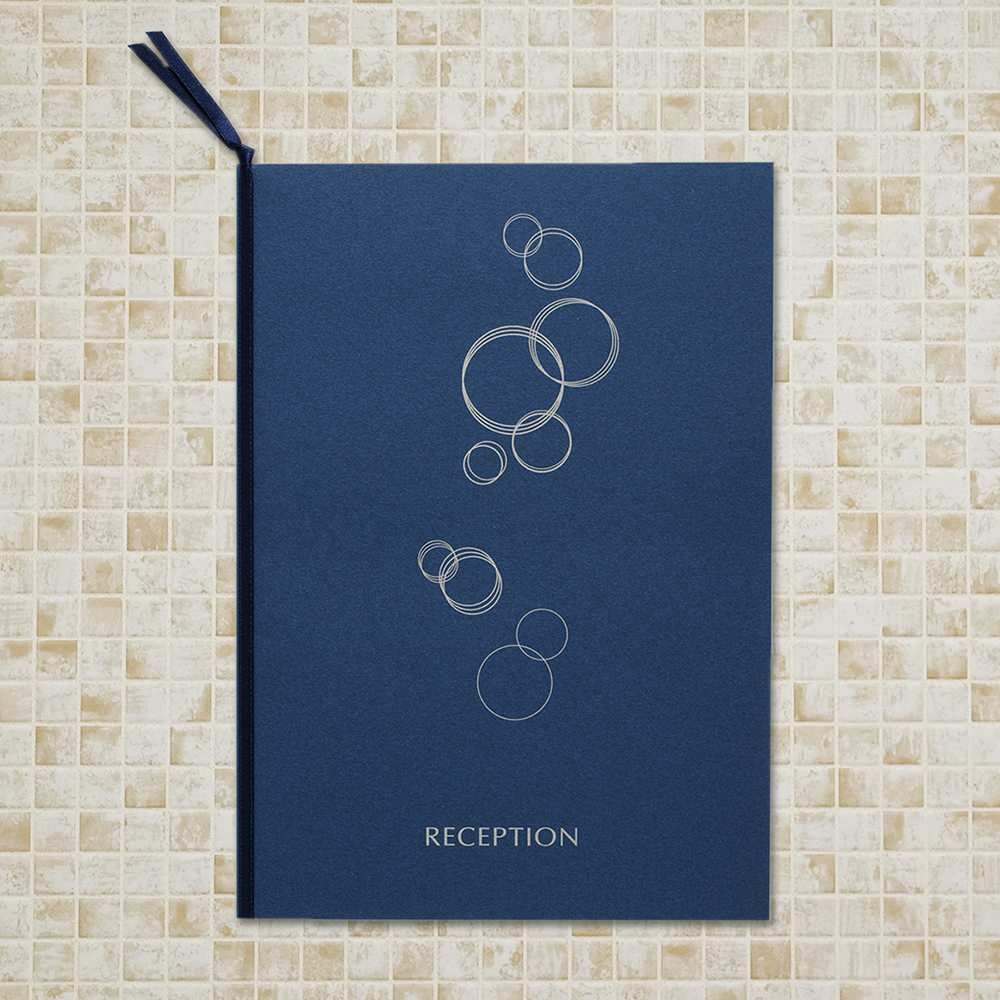 A4 席次表 「 ラヴィン・ユー ネイビー 」 手作りキット | 結婚式 パーティー【結婚式 ペーパー 席次表】