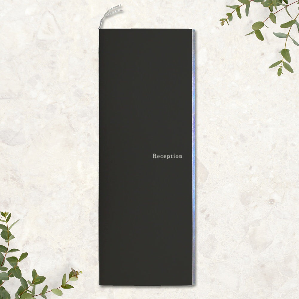 席次表 「 ブリリアント ブラック 」 手作りキット | 結婚式 パーティー【結婚式 ペーパー 席次表】