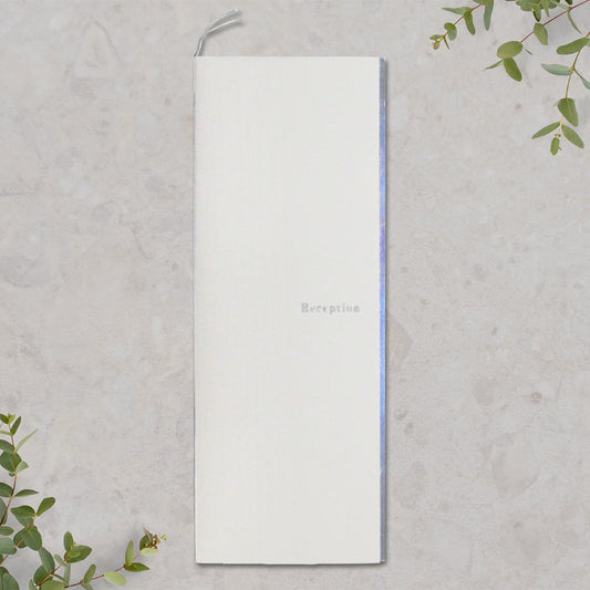 席次表 「 ブリリアント ホワイト 」 手作りキット | 結婚式 パーティー【結婚式 ペーパー 席次表】