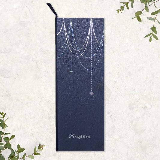 席次表 「 ルミエール ネイビー 」 手作りキット | 結婚式 パーティー【結婚式 ペーパー 席次表】