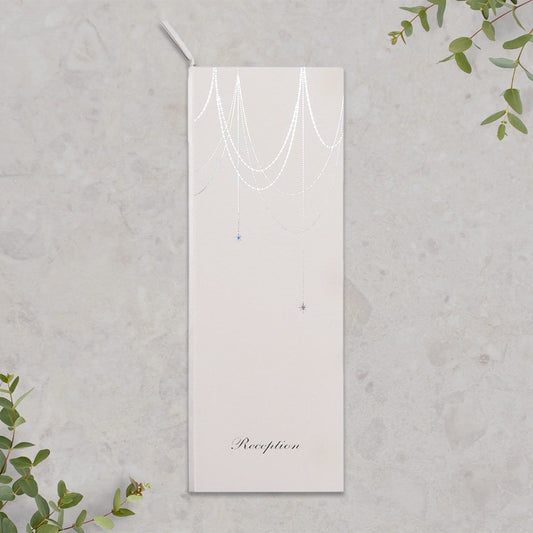 席次表 「 ルミエール アイボリー 」 手作りキット | 結婚式 パーティー【結婚式 ペーパー 席次表】