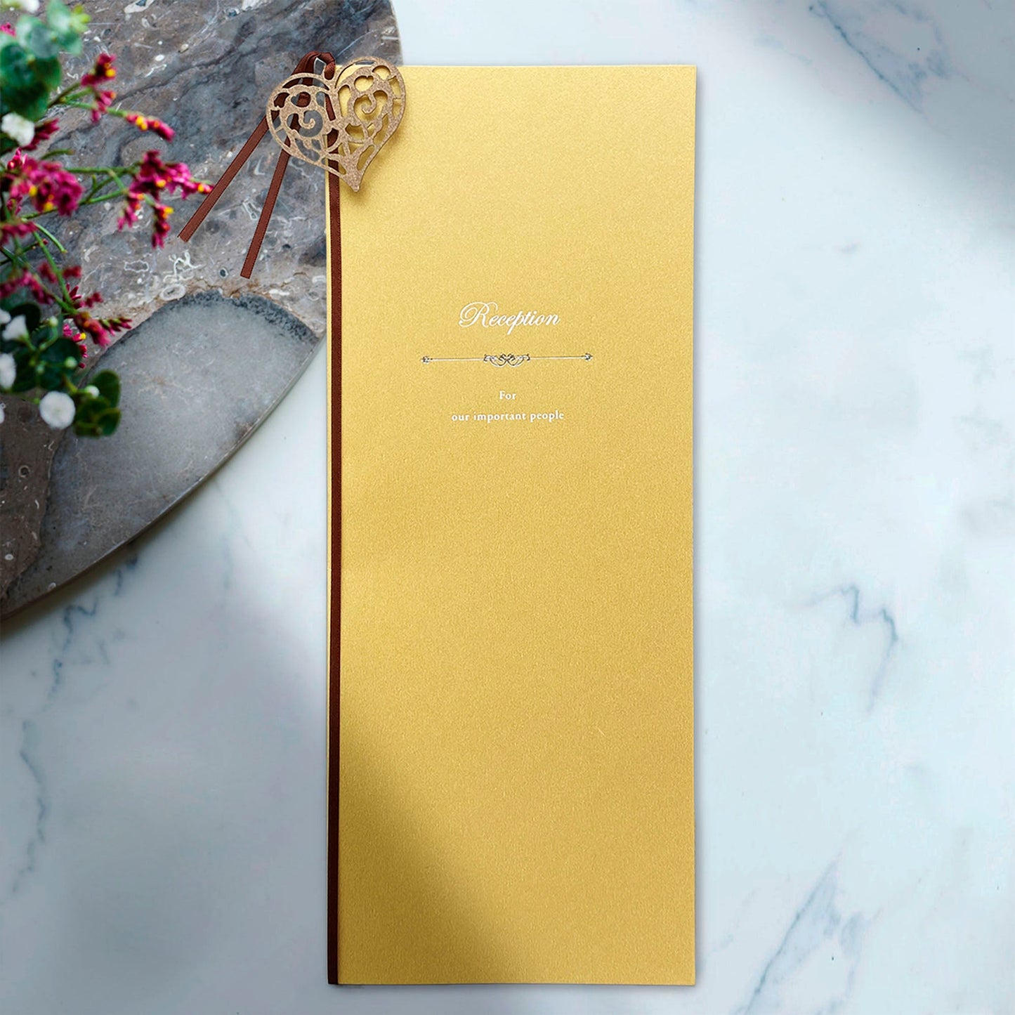 A3 席次表 「 サンタムール マスタード 」 手作りキット | 結婚式 パーティー【結婚式 ペーパー 席次表】