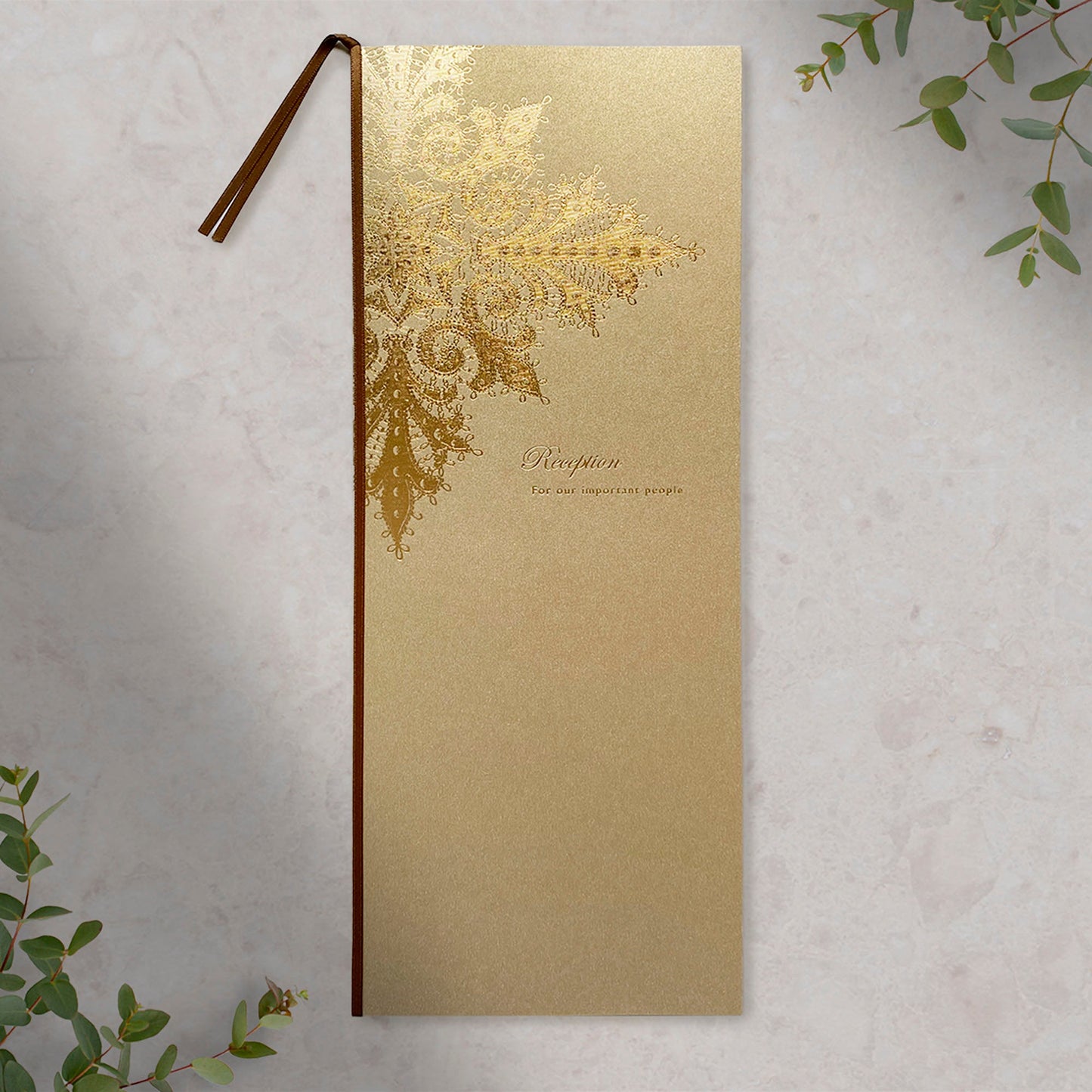 A3 席次表 「 ソレイユ ゴールド 」 手作りキット | 結婚式 パーティー【結婚式 ペーパー 席次表】