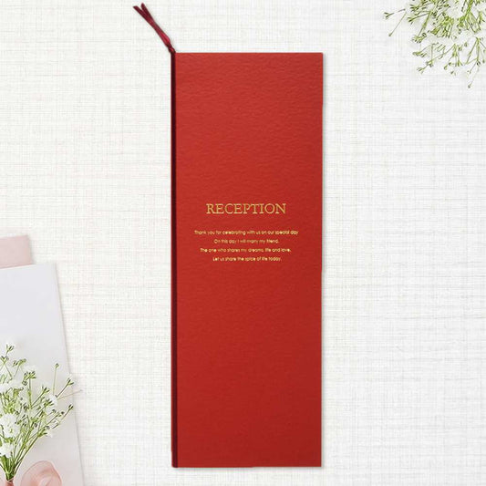 A3 席次表 「 マリアージュ レッド 」 手作りキット | 結婚式 パーティー【結婚式 ペーパー 席次表】