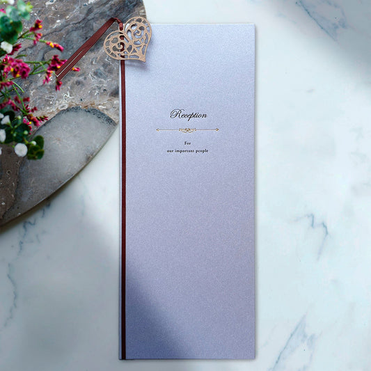 A3 席次表 「 サンタムール シルバー 」 手作りキット | 結婚式 パーティー【結婚式 ペーパー 席次表】