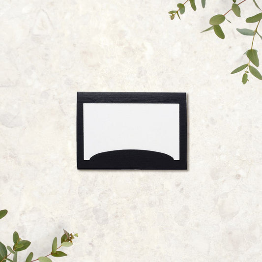 席札 「 ブリリアント ブラック 」 手作りキット | 結婚式 パーティー【結婚式 ペーパー 席札】