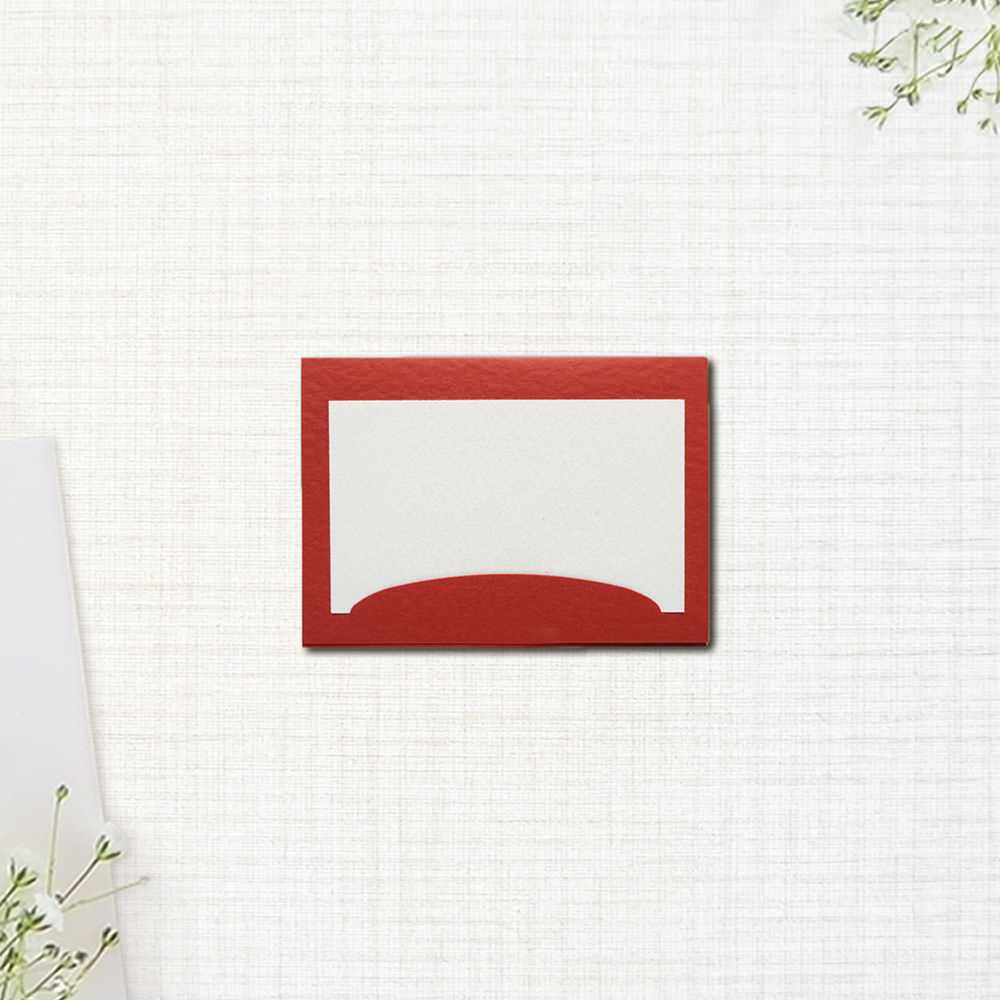 席札 「 マリアージュ レッド 」 手作りキット | 結婚式 パーティー【結婚式 ペーパー 席札】