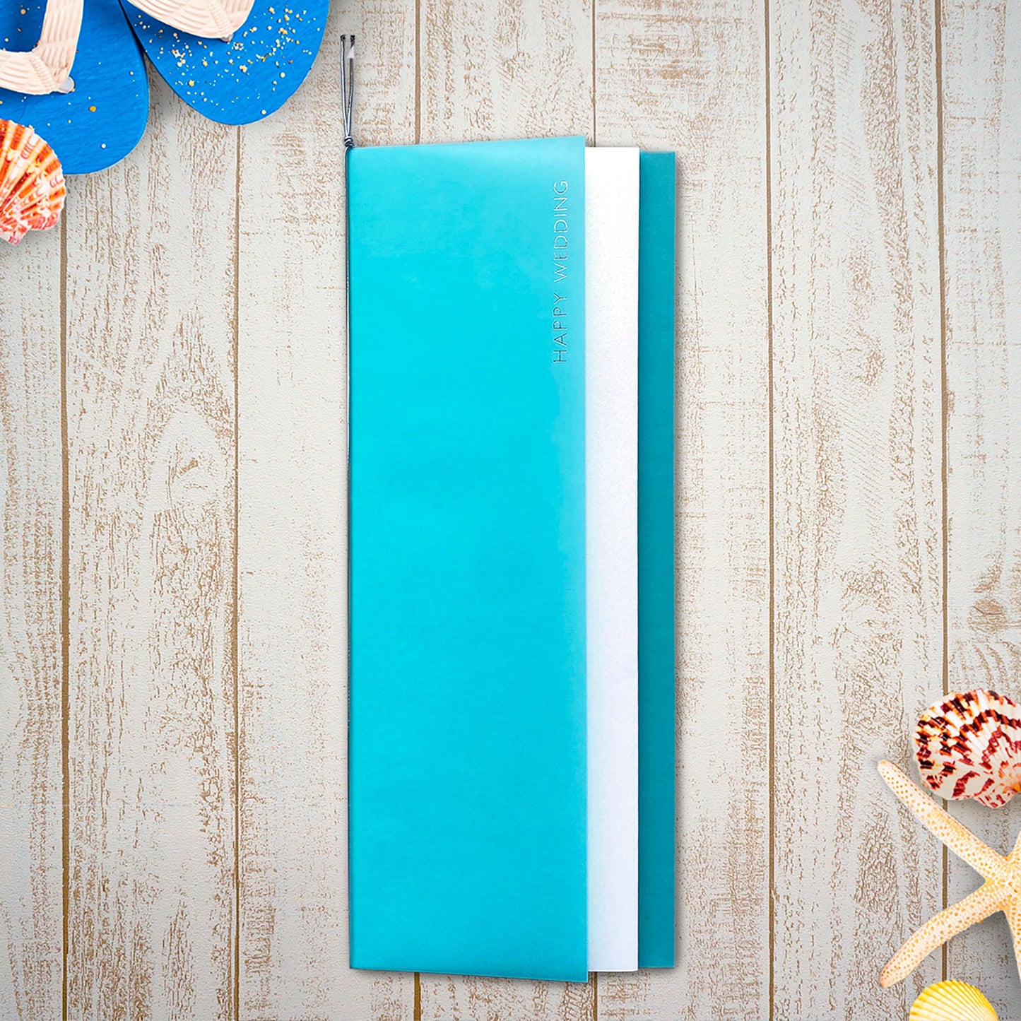 席次表 「 スイートアクア 」 手作りキット | 結婚式 パーティー【結婚式 ペーパー 席次表】