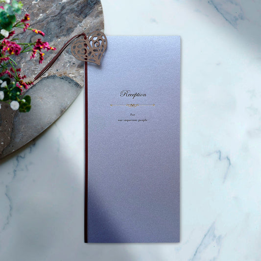 B4 席次表 「 サンタムール シルバー 」 手作りキット | 結婚式 パーティー【結婚式 ペーパー 席次表】