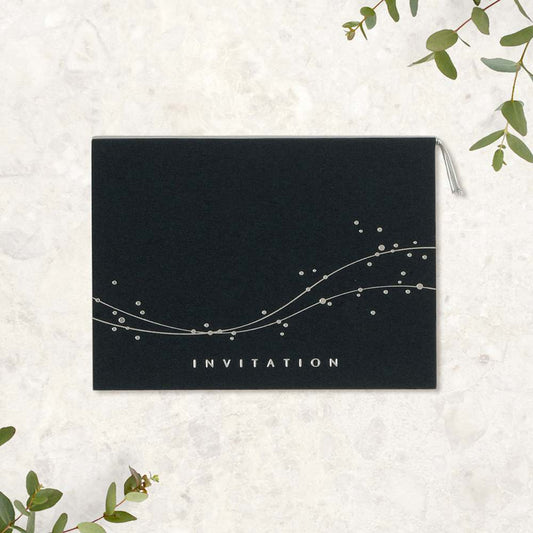 招待状 「 シルバーポップ 」 手作りキット | 結婚式 パーティー【結婚式 ペーパー 招待状】