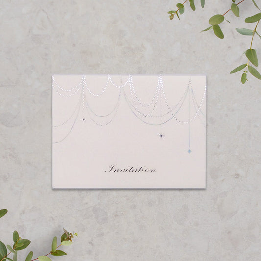 招待状 「 ルミエール アイボリー 」 手作りキット | 結婚式 パーティー【結婚式 ペーパー 招待状】