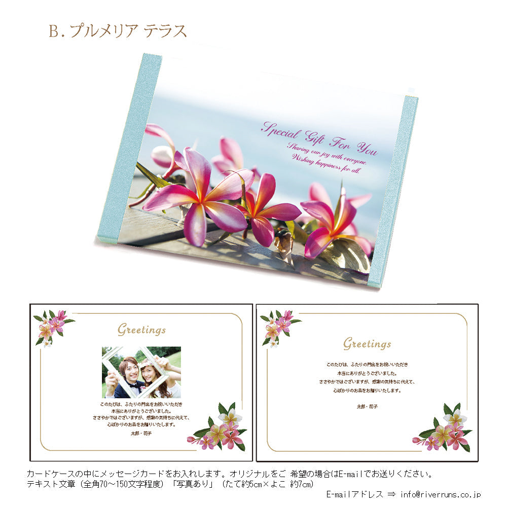 カタログギフト「フィールリゾート」ガーデン プルメリア テラス 【結婚式 引き出物 カタログギフト】