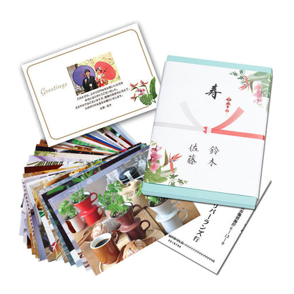 カタログギフト「フィールリゾート」ガーデン 南国プラント のし紙 【結婚式 引き出物 カタログギフト】