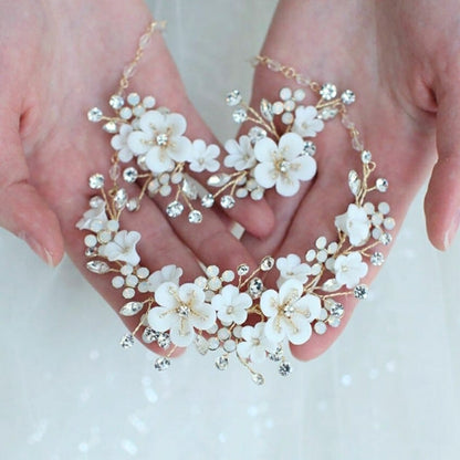 ネックレス×イヤリングセット ~ブライダルネックレス~ ≪CNE-01≫ 【結婚式 アクセサリーセット】