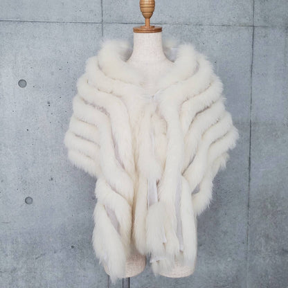 リアルファーショール CO-585 【結婚式 ドレス小物 レンタル】