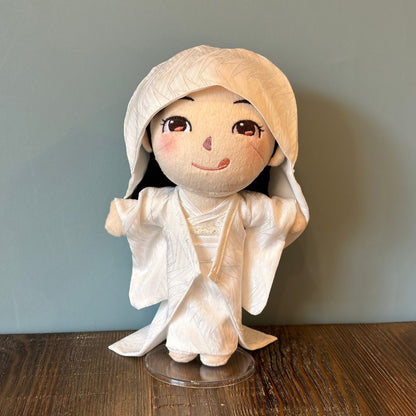 【似顔絵代行】結いぐるみ新郎新婦2人(和装セット)【結婚式 ギフト 両親プレゼント ぬいぐるみ】