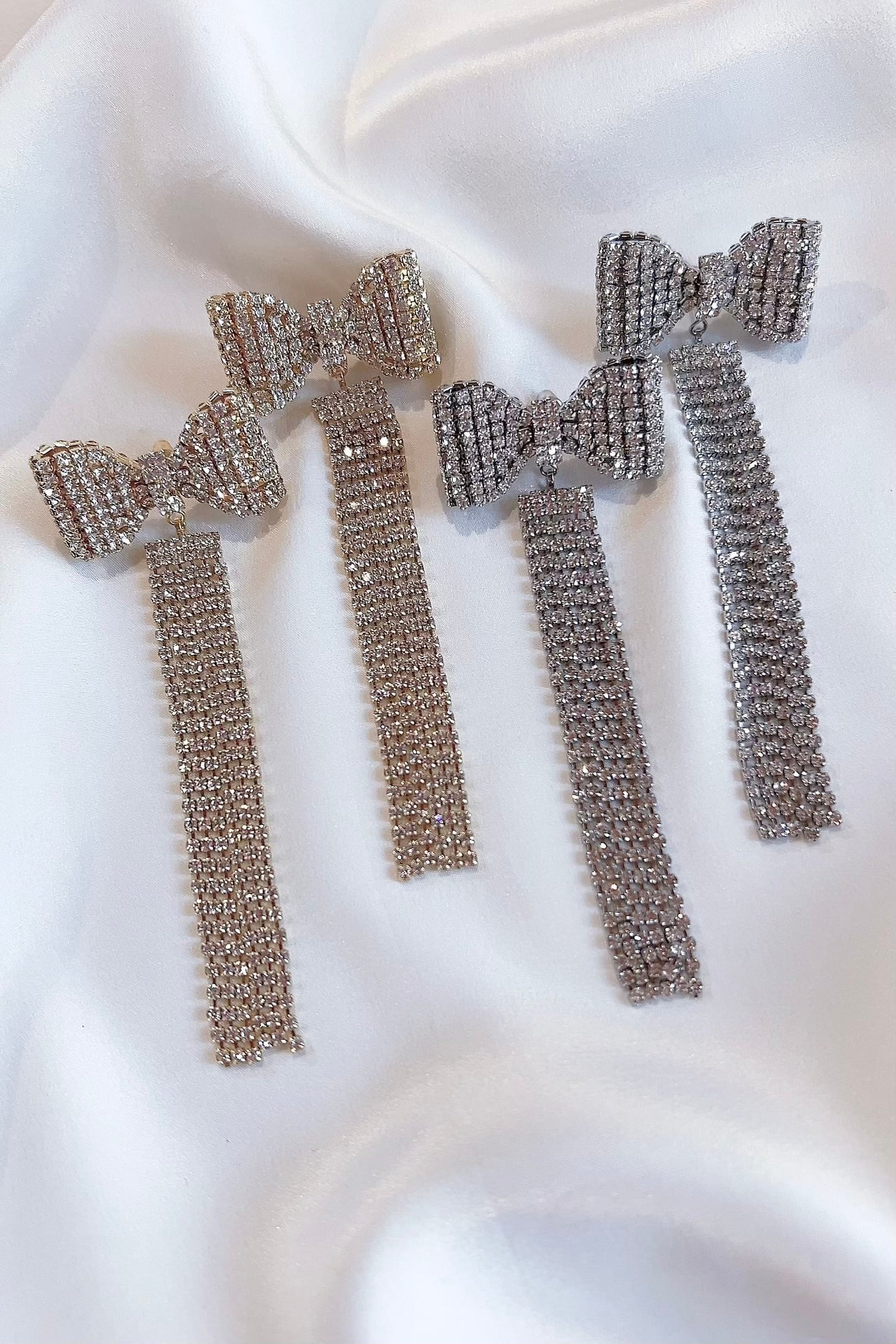 【イヤリングコンバーター対応】クリスタルピアス silver/gold ~ブライダルピアス~ ≪CP-20≫【結婚式 ピアス イヤリング】