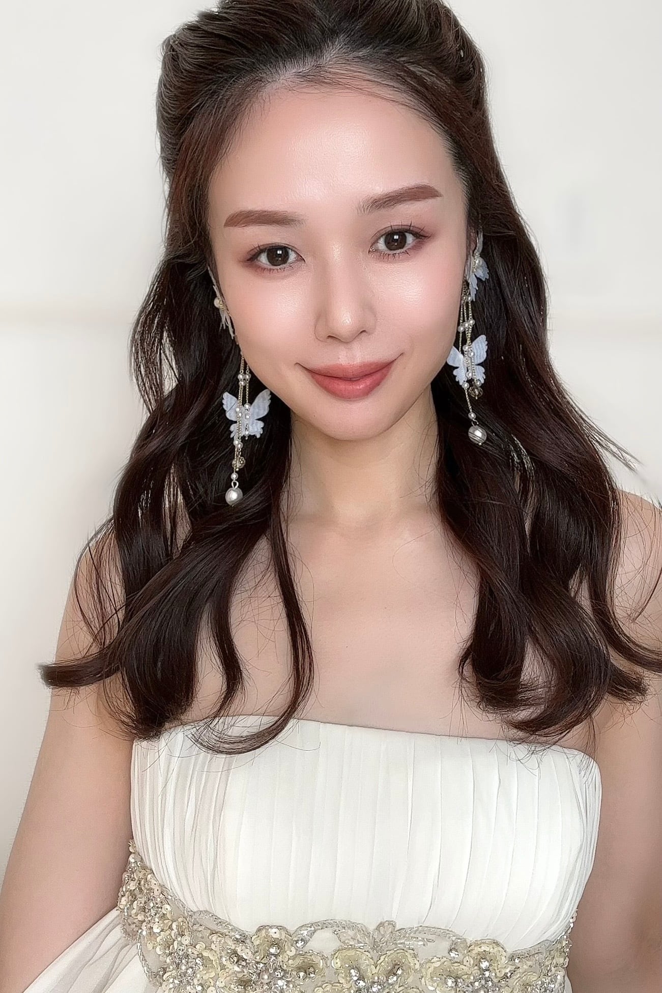 【イヤリングコンバーター対応】2way バタフライピアス~ブライダルピアス~ ≪CP-21≫【結婚式 ピアス イヤリング】