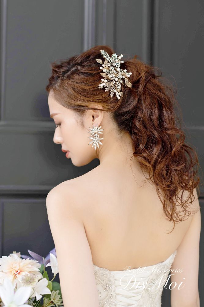 ヴィンテージピアス ~ブライダルピアス~ ≪CPG-07≫ 【結婚式 ピアス イヤリング】