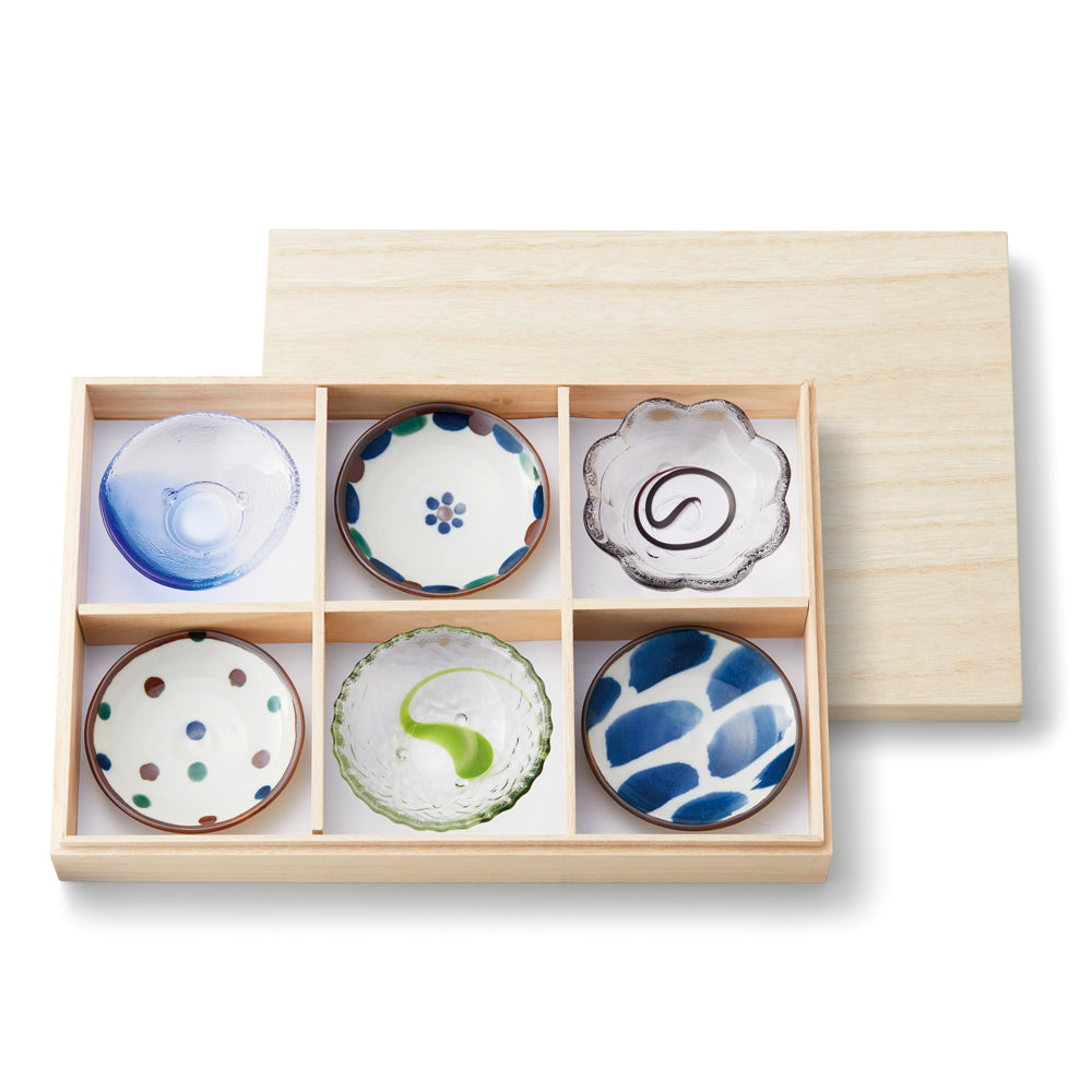 美ら 六趣揃(木箱入) 【結婚式 ギフト 引き出物 食器類】 – 結婚式準備  