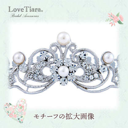 シンプリーティアラ 【結婚式 ヘアアクセサリー】（CT-04）