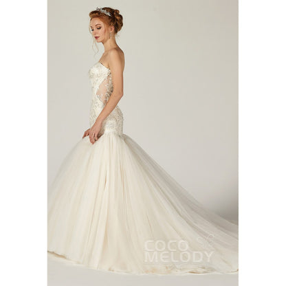 CW2136 ANNIE マーメイド ハートネック ウェディングドレス 【ウェディングドレス オーダーメイド】