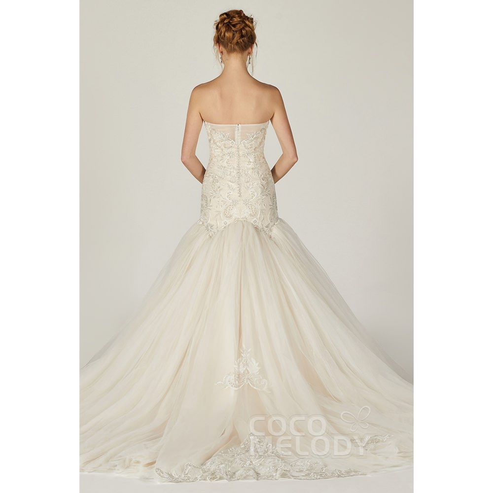 CW2136 ANNIE マーメイド ハートネック ウェディングドレス 【ウェディングドレス オーダーメイド】