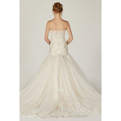 CW2136 ANNIE マーメイド ハートネック ウェディングドレス 【ウェディングドレス オーダーメイド】