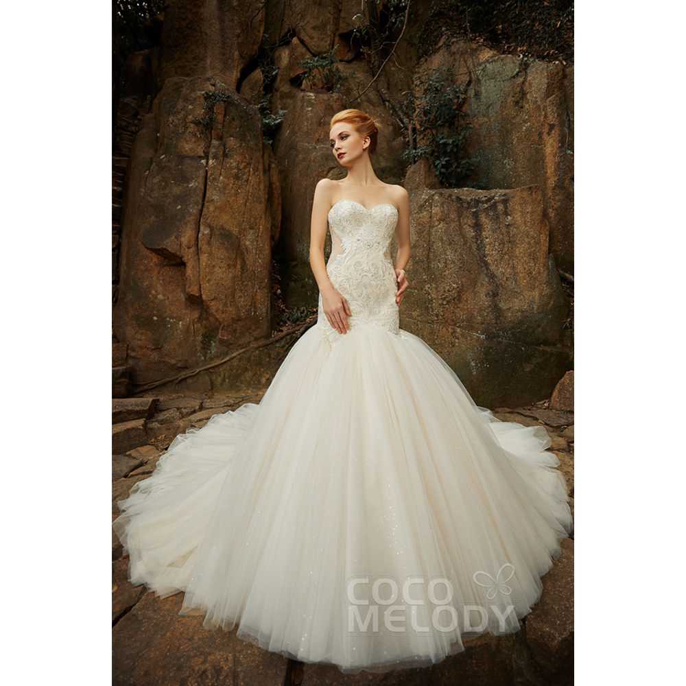 CW2136 ANNIE マーメイド ハートネック ウェディングドレス 【ウェディングドレス オーダーメイド】