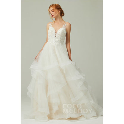 CW2179 Tallulah アメリカチュール Vネック ウェディングドレス 【ウェディングドレス オーダーメイド】