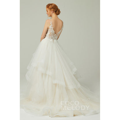 CW2179 Tallulah アメリカチュール Vネック ウェディングドレス 【ウェディングドレス オーダーメイド】